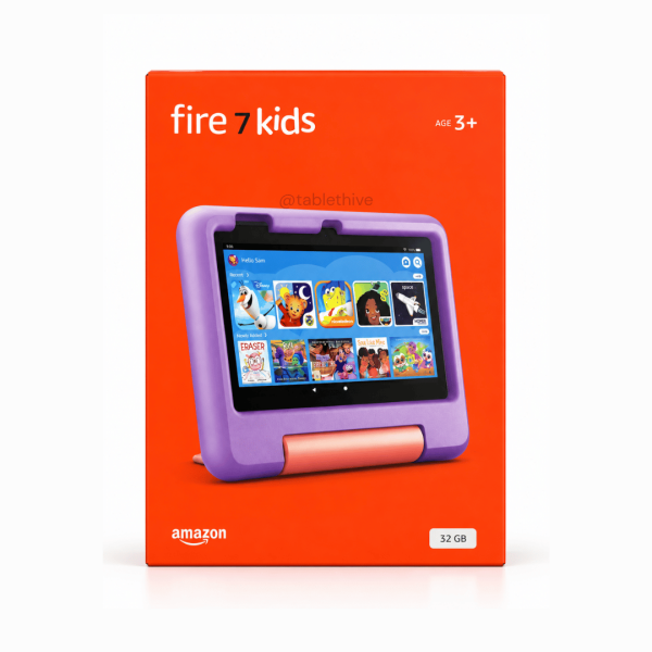Amazon Fire 7 Kids Tablet 32GB – 12th Gen, Purple Case