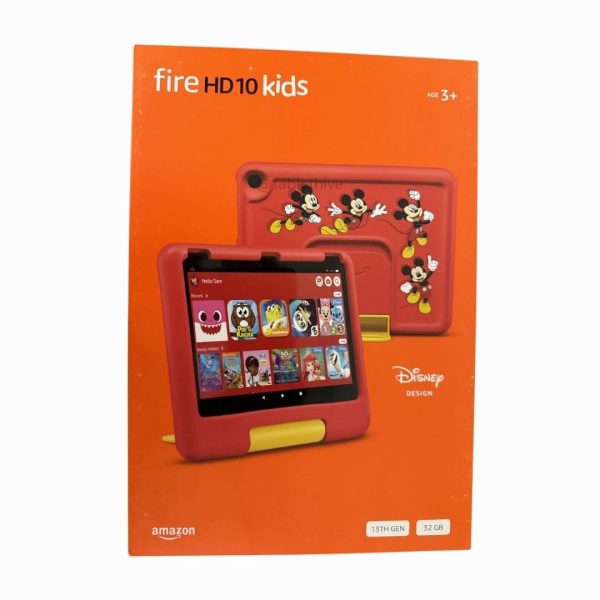 Amazon Fire HD 10 Kids Red Mickey Mouse 32GB | 13th Gen